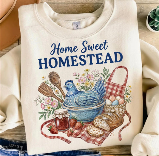 Home Sweet Homestead Shirt – Graphic Tee, Long Sleeve & Crewneck.