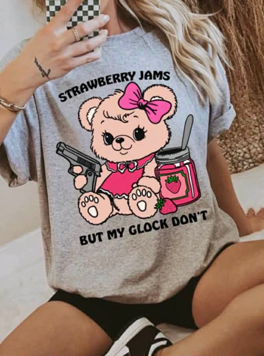Strawberry Jams– Graphic Tee, Long Sleeve & Crewneck.