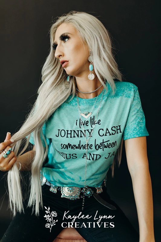 Bleached Somewhere Between Jesus & Jail Shirt